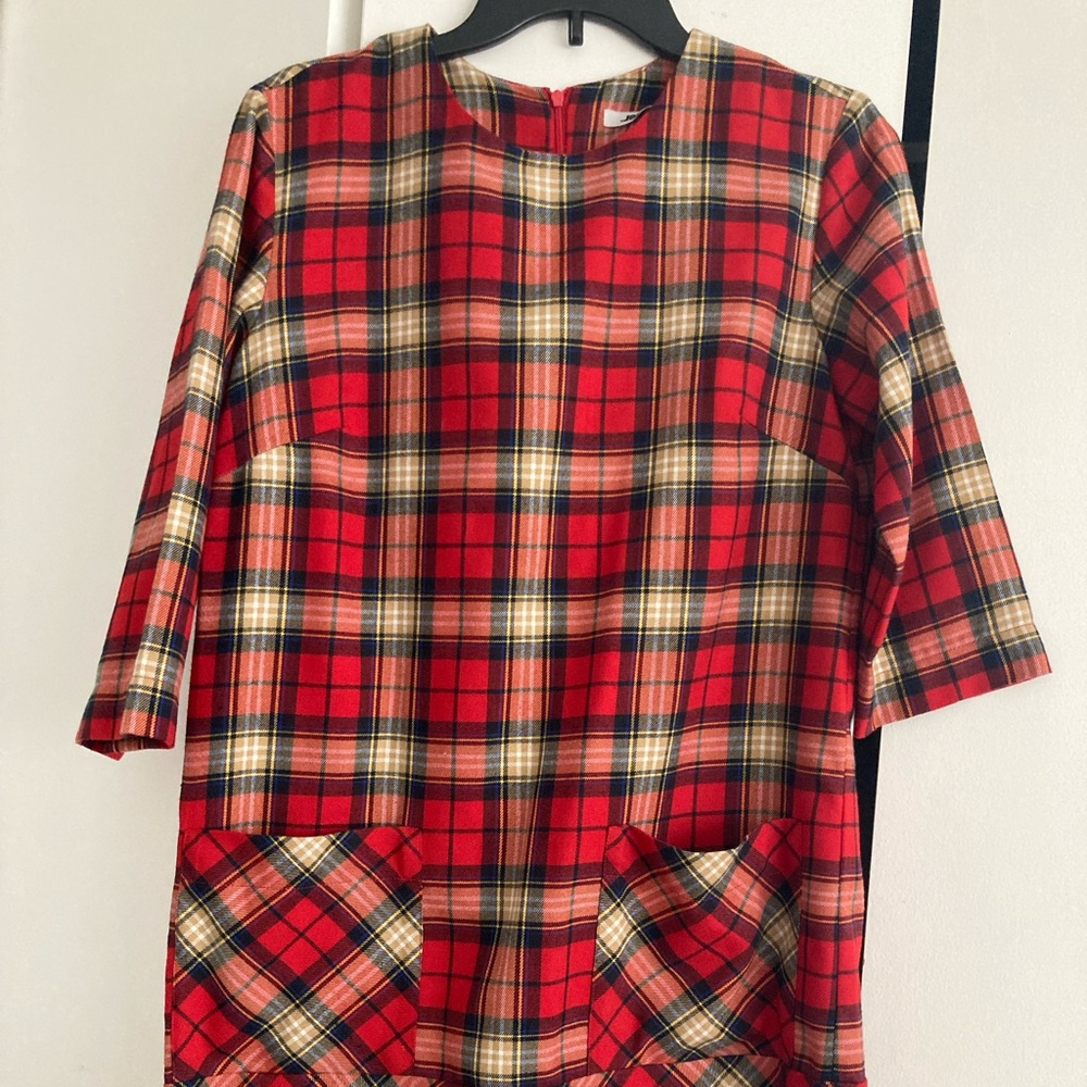 Jet plaid dress